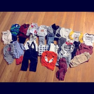 Boys 6-9 mos long sleeve bundle